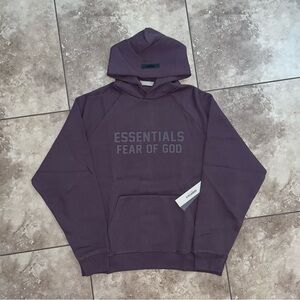 Fear of God Essentials Hoodie Plum Size Medium